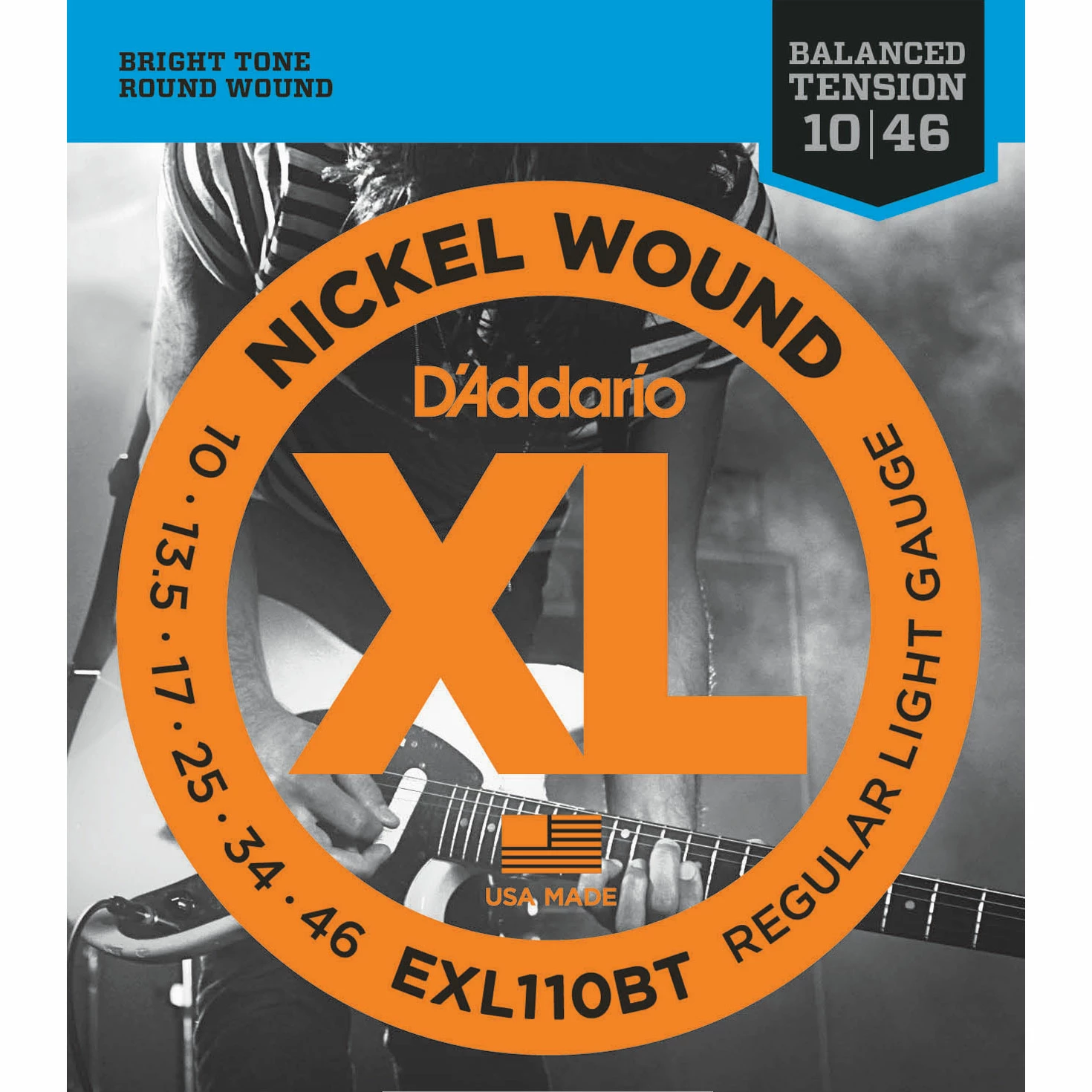 D'Addario XL Balanced Tension Nickel Wound Electric Guitar Strings - StewMac