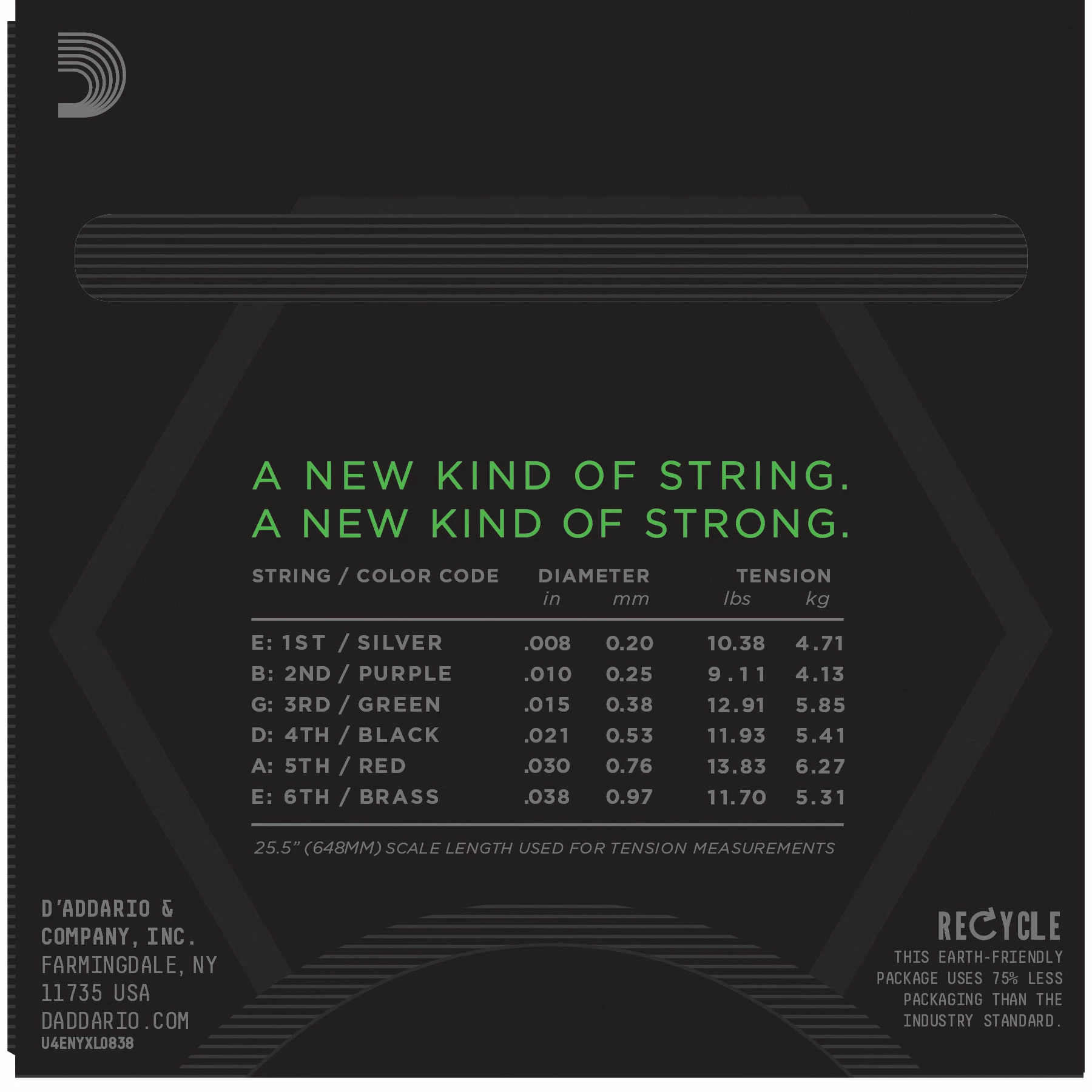 D'Addario NYXL Nickel Wound Electric Guitar Strings - StewMac - Image 2