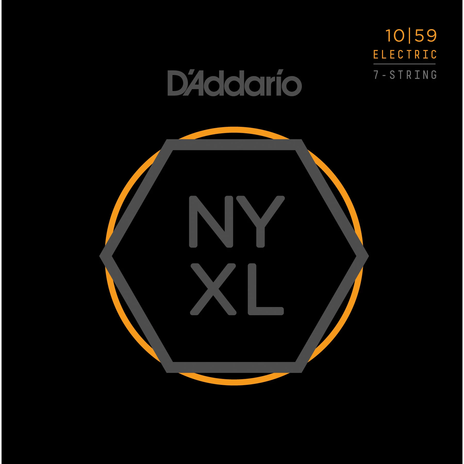 D'Addario NYXL Nickel Wound 7-string Electric Guitar Strings - StewMac
