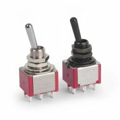 Mini Toggle Switches, DPDT - StewMac