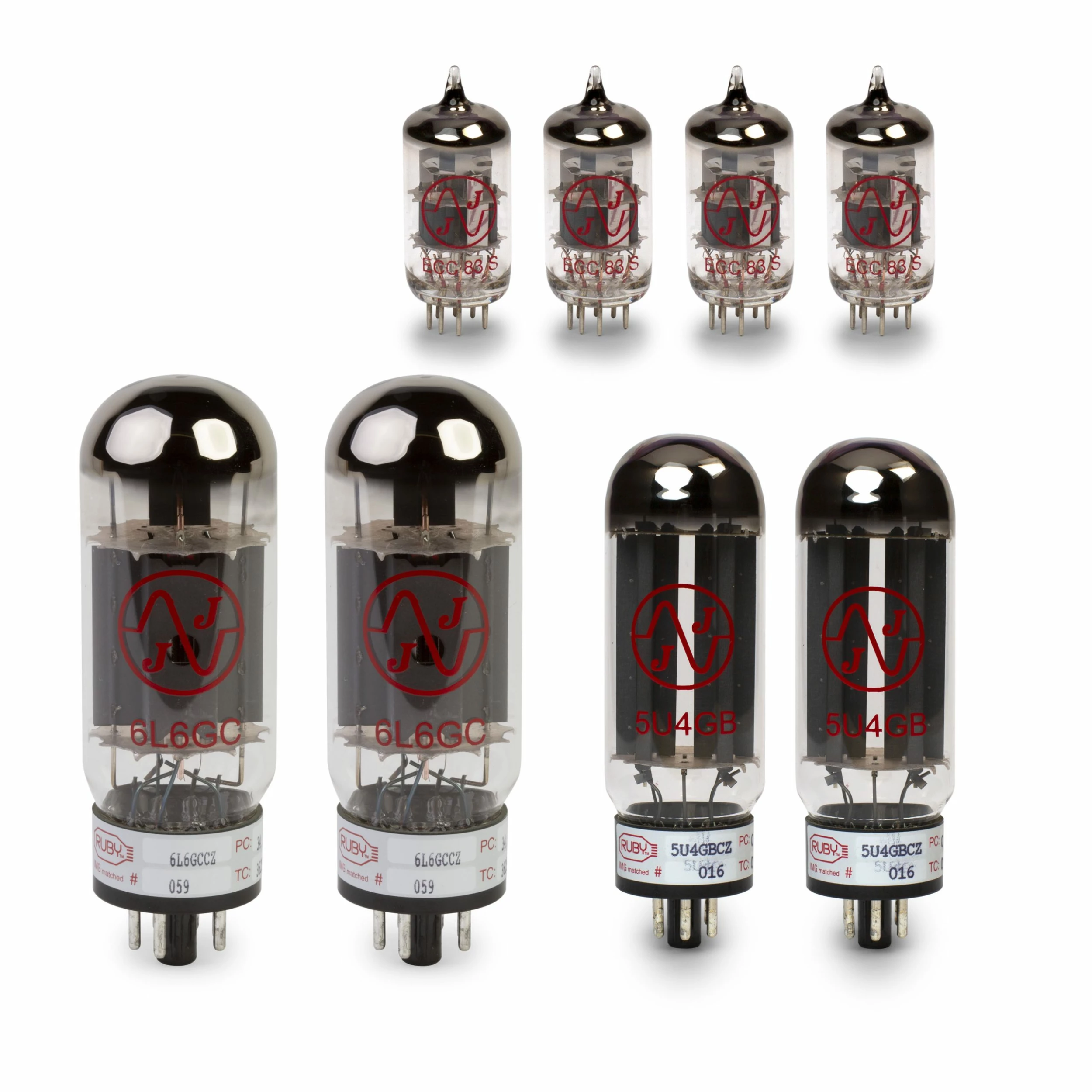 Fender '57 Twin Reissue Tube Set With Matched Power Tubes - StewMac