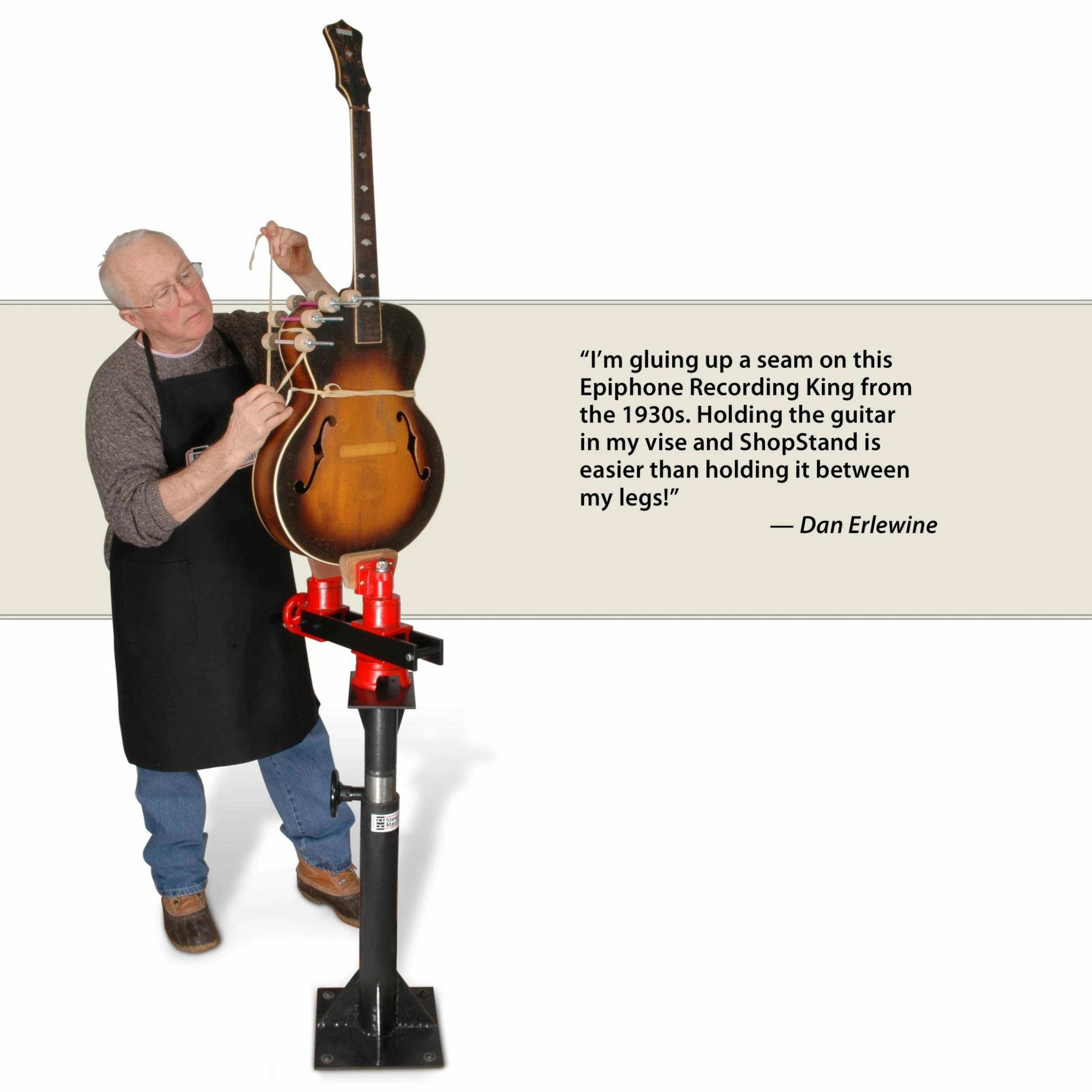 ShopStand And Guitar Repair Vise Set - StewMac - Image 3