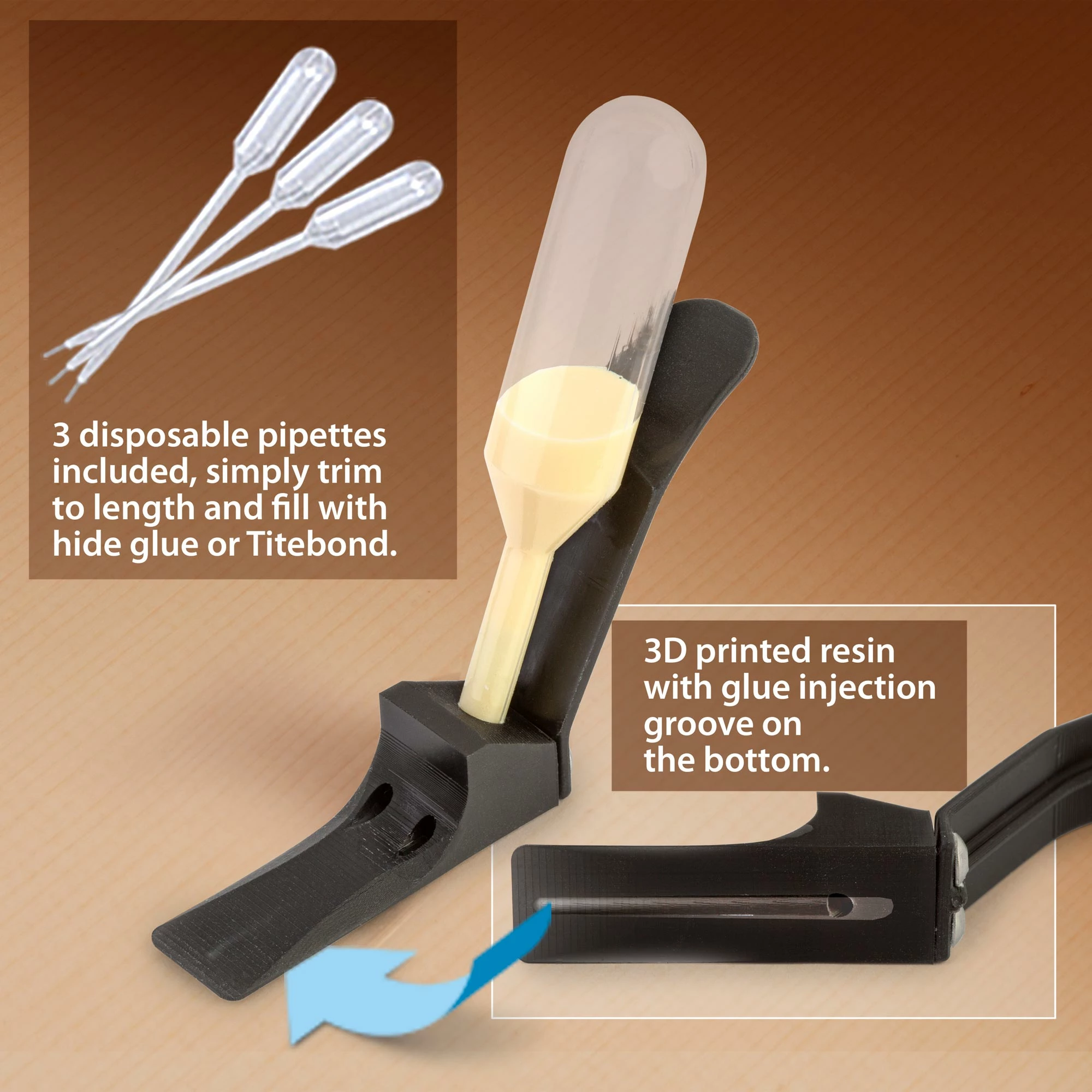 Resin Brace Gluing Wedge - StewMac - Image 3