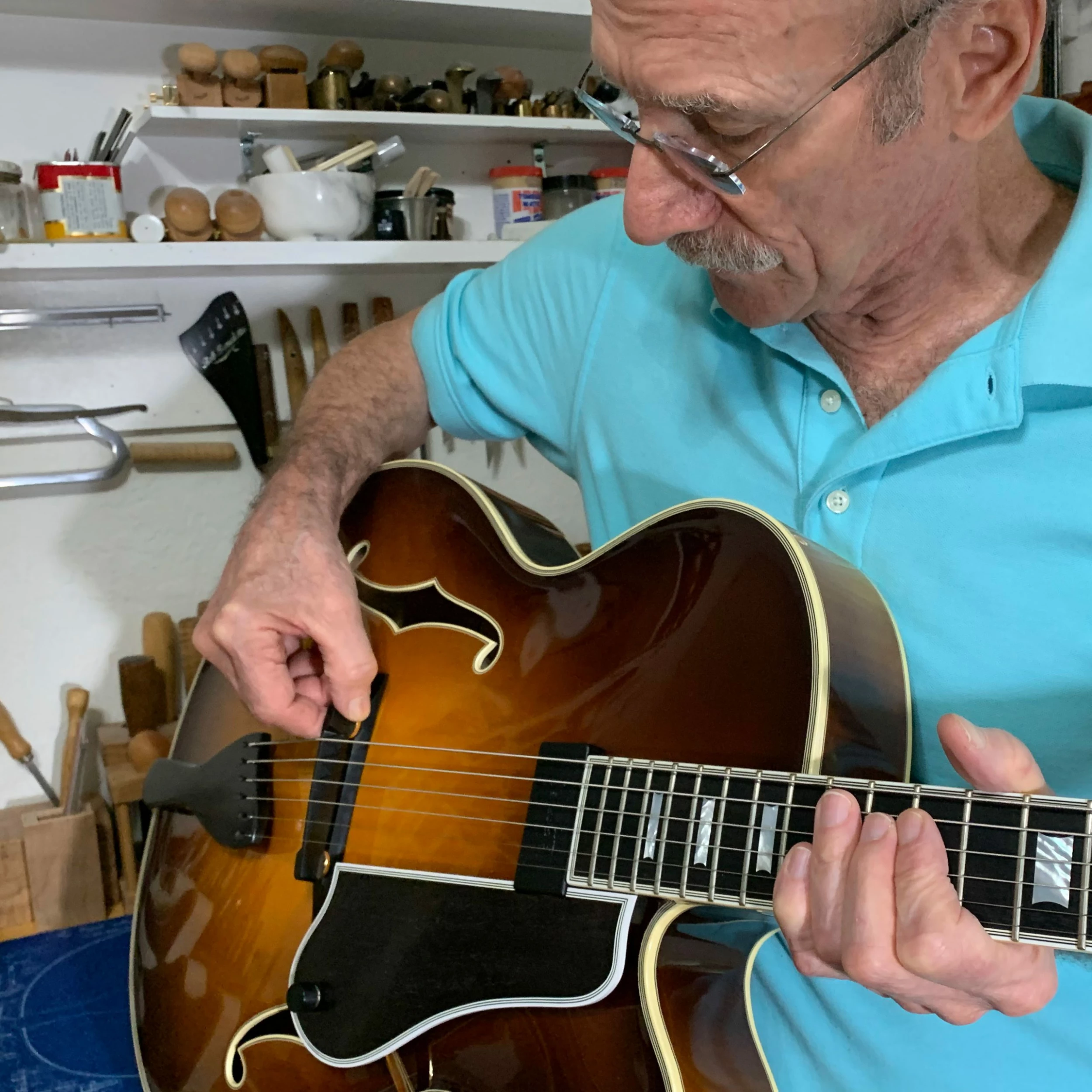 Benedetto Archtop Guitar Bridge - StewMac - Image 3